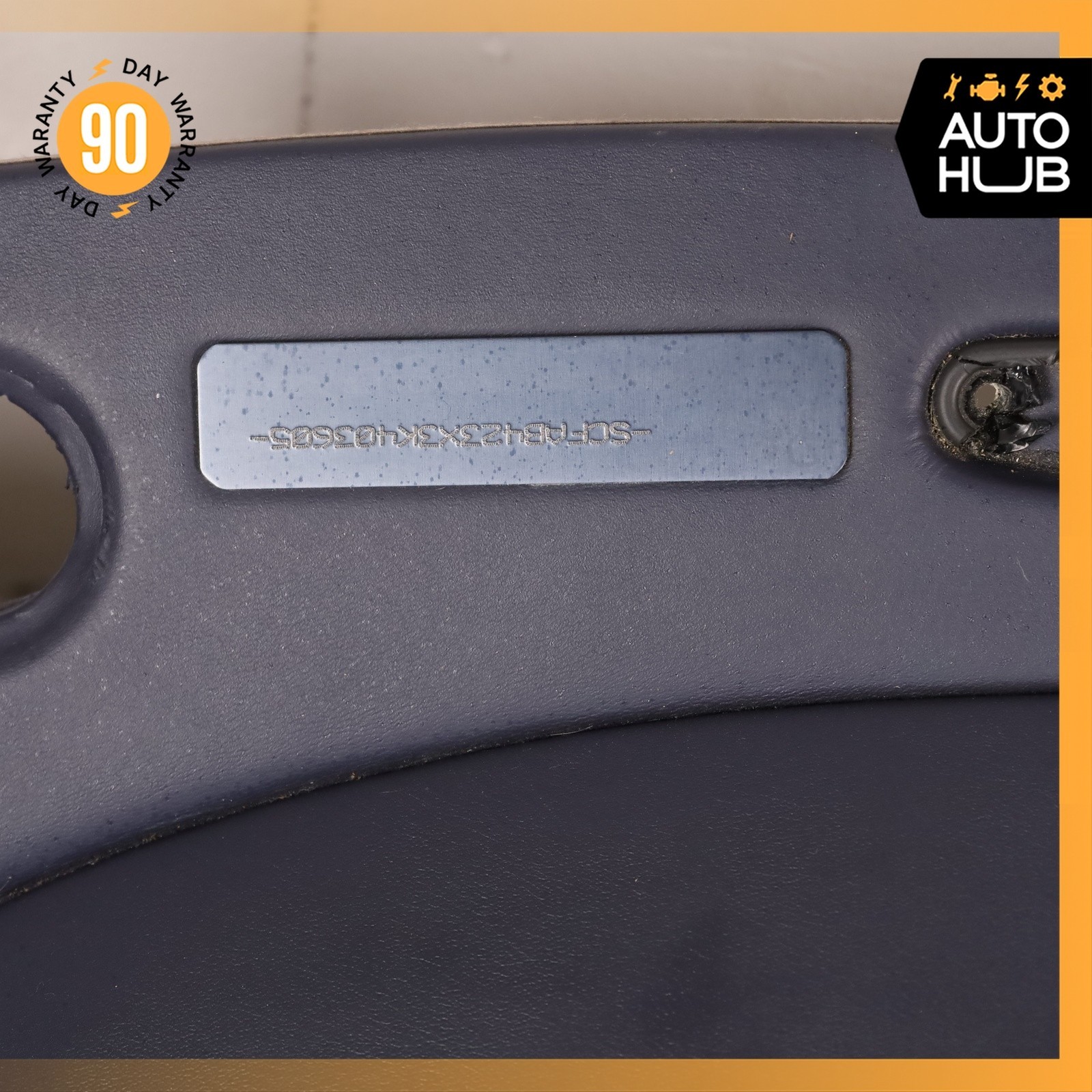 00-04 Aston Martin DB7 Vantage Leather Dashboard Dash Board Panel Blue OEM 38k
