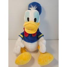 Disney Store Donald Duck Plush 18" Stuffed Animal Authentic VG Condition