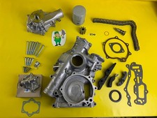 NEU ORG Opel CiH Steuergehäuse 2,0 E Wasserpumpe Steuerkette Spanner Ölpumpenrad