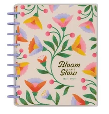 Happy Planner 18-Month Classic Disc Bound Planner Bloom & Glow July 25-Dec 26
