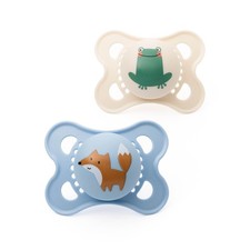 MAM Original Soothers  0-6 Months  2 Pack  Comes in Dummy Steriliser Case  S