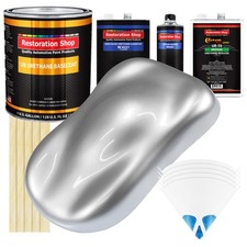 Iridium Silver Metallic Gallon Urethane Basecoat Clearcoat Car Auto Paint Kit Iridium Silver Metallic Gallon Urethane Basecoat Clearcoat Car Auto Paint Kit