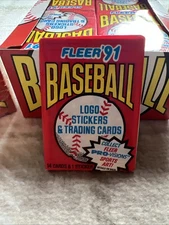 1991 Fleer Baseball Sealed Wax Pack One Pack Griffey? Pro Visions?