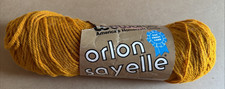 LeeWards Orlon Sayelle Yarn Dark Gold 1396