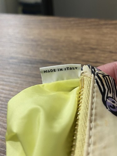 Prada Retro Car Drive-In Theater Cartoon Clutch Pouch Second Bag, Good - Picture 11 of 18
