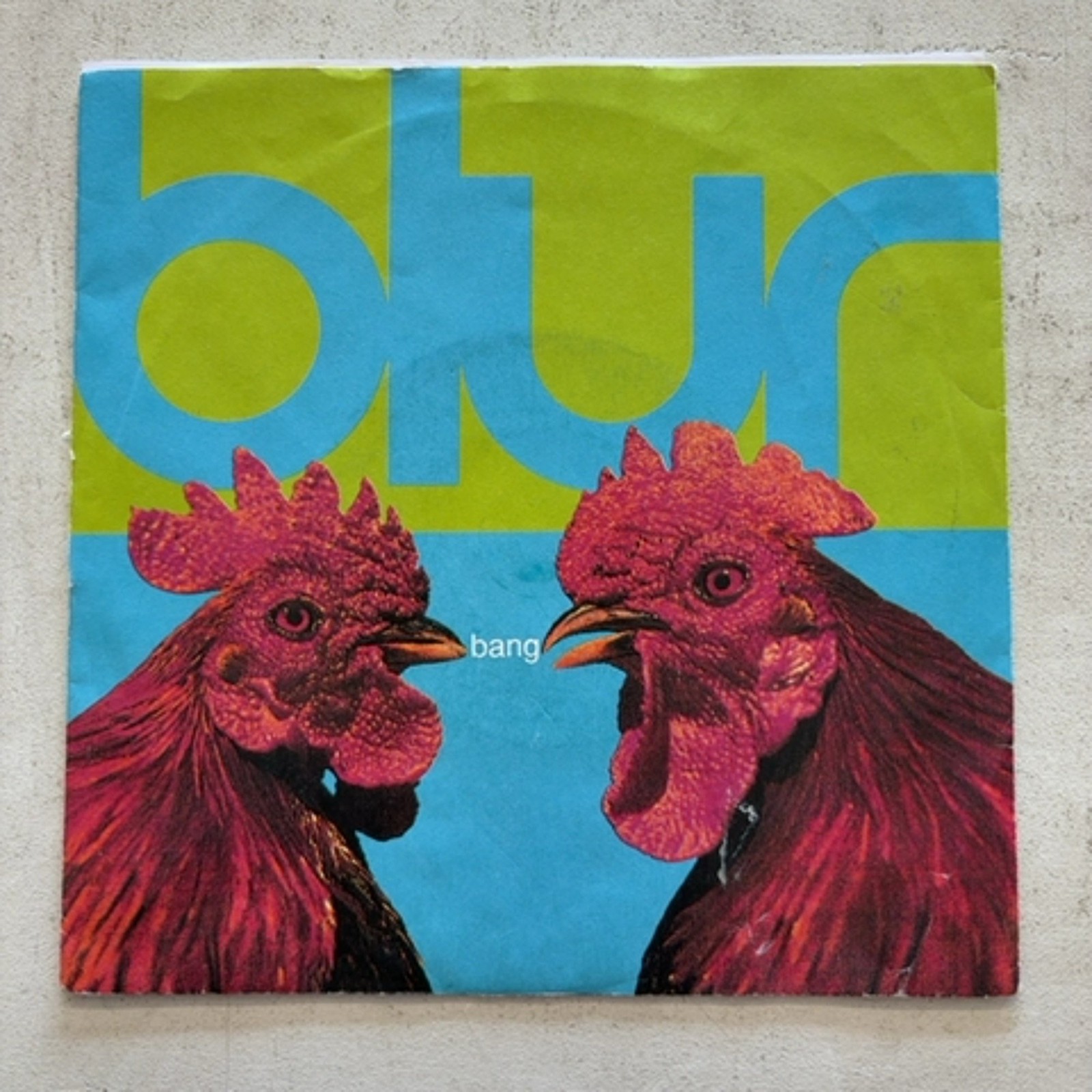 Blur Bang 1991 UK 7 Inch Vinyl Single Parlophone Rock Injection Food