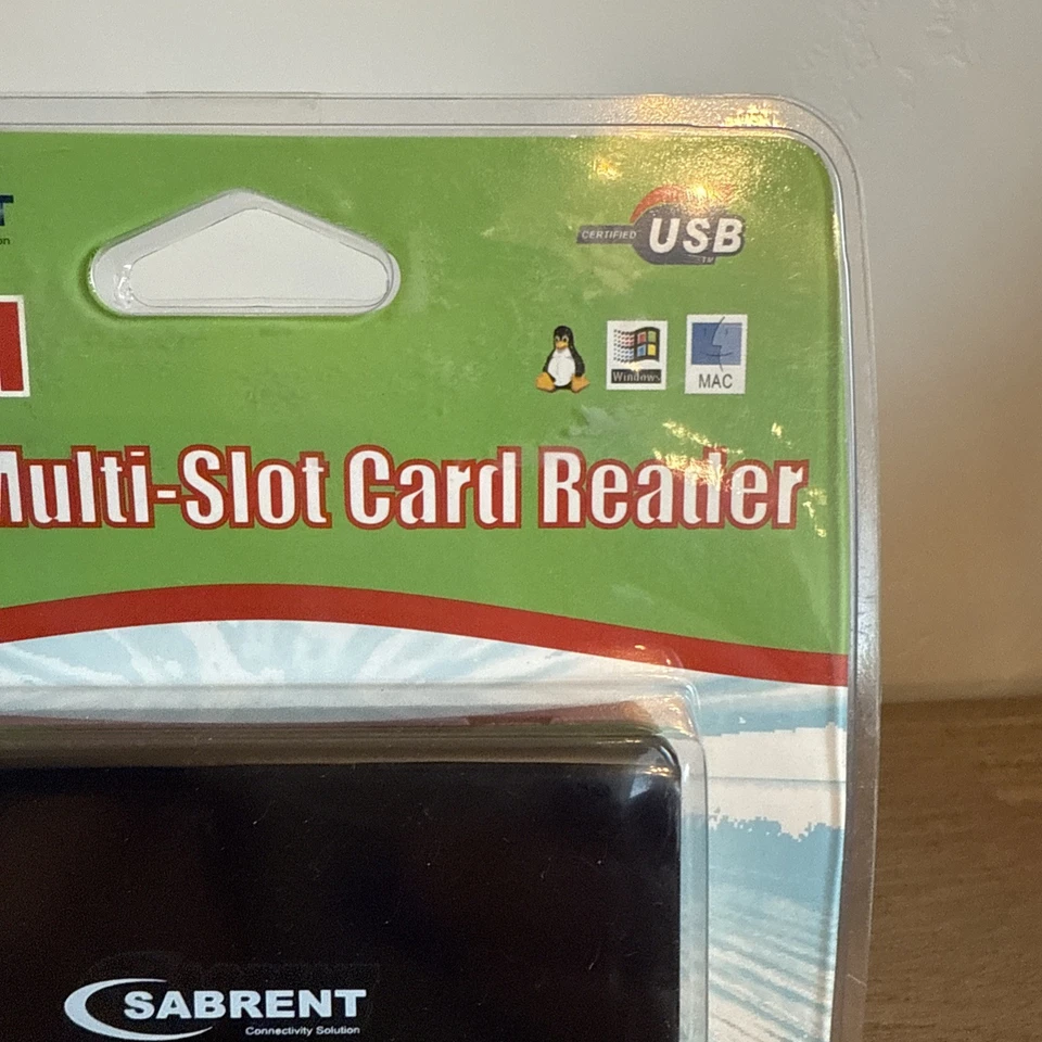 SABRENT 42-In-1 USB 2.0 Multi-Slot Card Reader New In Package SBT-CRW42 - Image 3 of 4