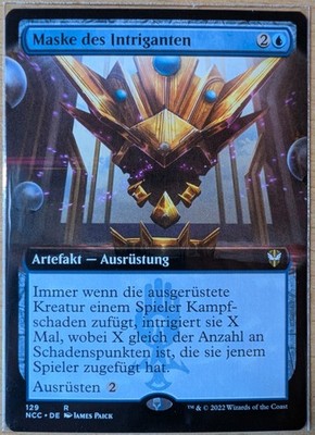 MTG | Maske des Intriganten | NM | DE | NCC 129 | Extended Art 