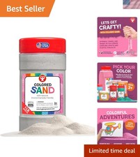 Ultra-Fine 1 lb White Colored Sand - Fun for Kids' Holiday Crafts  Sensory Play