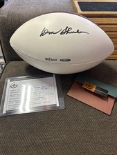 Don Shula Signed NFL Wilson The Duke Football  Dolphins /300 Upper Deck COA