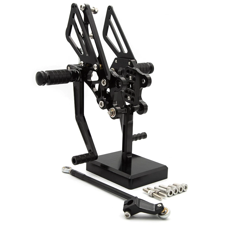 Juego trasero CNC reposapiés estriberas cambio pedal clavija para Ninja ZX12R 2000-2001 Foto 2 de 4