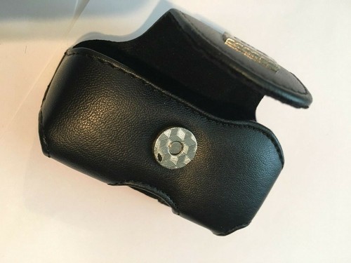 ZTE Telstra T20 Flip Leather Pouch with Mag Latch Flap & Belt Clip/Loop in Black - Picture 3 of 7