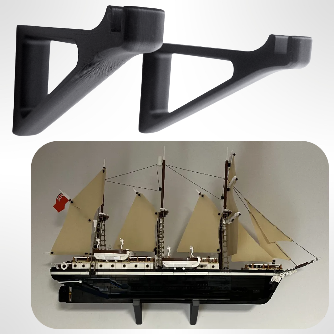 Wall Mount Display Stands for LEGO Icons The Endurance (10335) w