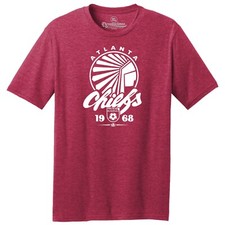 Atlanta Chiefs 1968 Logo NASL Soccer TRI-BLEND Tee Shirt