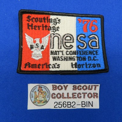 Boy Scout 1976 NESA National Eagle Scout Assoc. Conference D.C. Patch 256B2-BIN