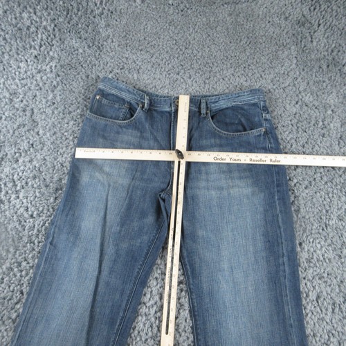 Buffalo David Bitton Jeans Mens 38 Blue Denim Ruffer Bootcut 37x30* - Picture 7 of 24