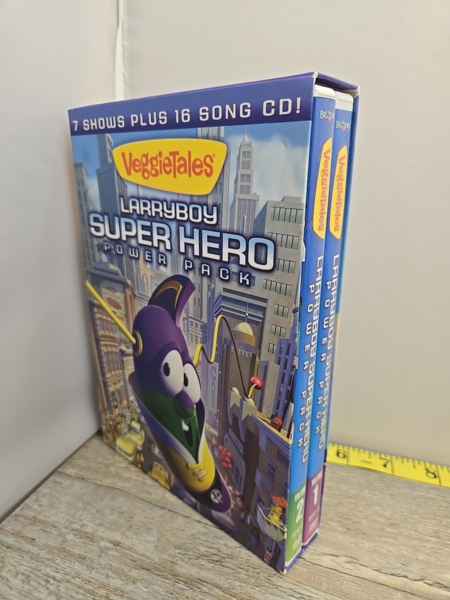 VeggieTales Super Hero Power Pack (DVD, 2012) Big Idea 2-Volume