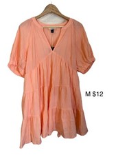 Melon colored dress with pockets. Perfect for summer. From target