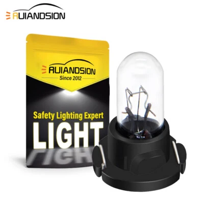 Bombilla halógena Ruiandsion T4.7 para salpicadero y consola central luces DC12V 5 piezas