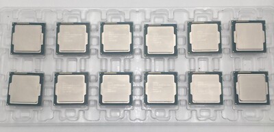 LOT OF 12 - Intel Xeon E3-1270V3 SR151 3.5GHz Quad-Core 8M LGA1150 CPU Processor