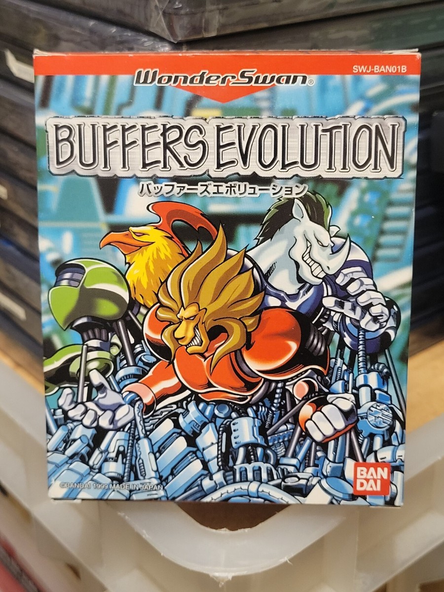Buffers Evolution (1999) New Factory Boxed Japan Wonderswan Color 