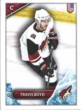 Travis Boyd #72 - 2021-22 Topps NHL Stickers - Base