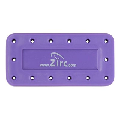 Zirc 14 Hole Neon Purple Magnetic Bur Block with Microban