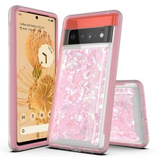 For Google Pixel 6 Pro Hybrid Graphic Design Pattern Hard Back Panel Case