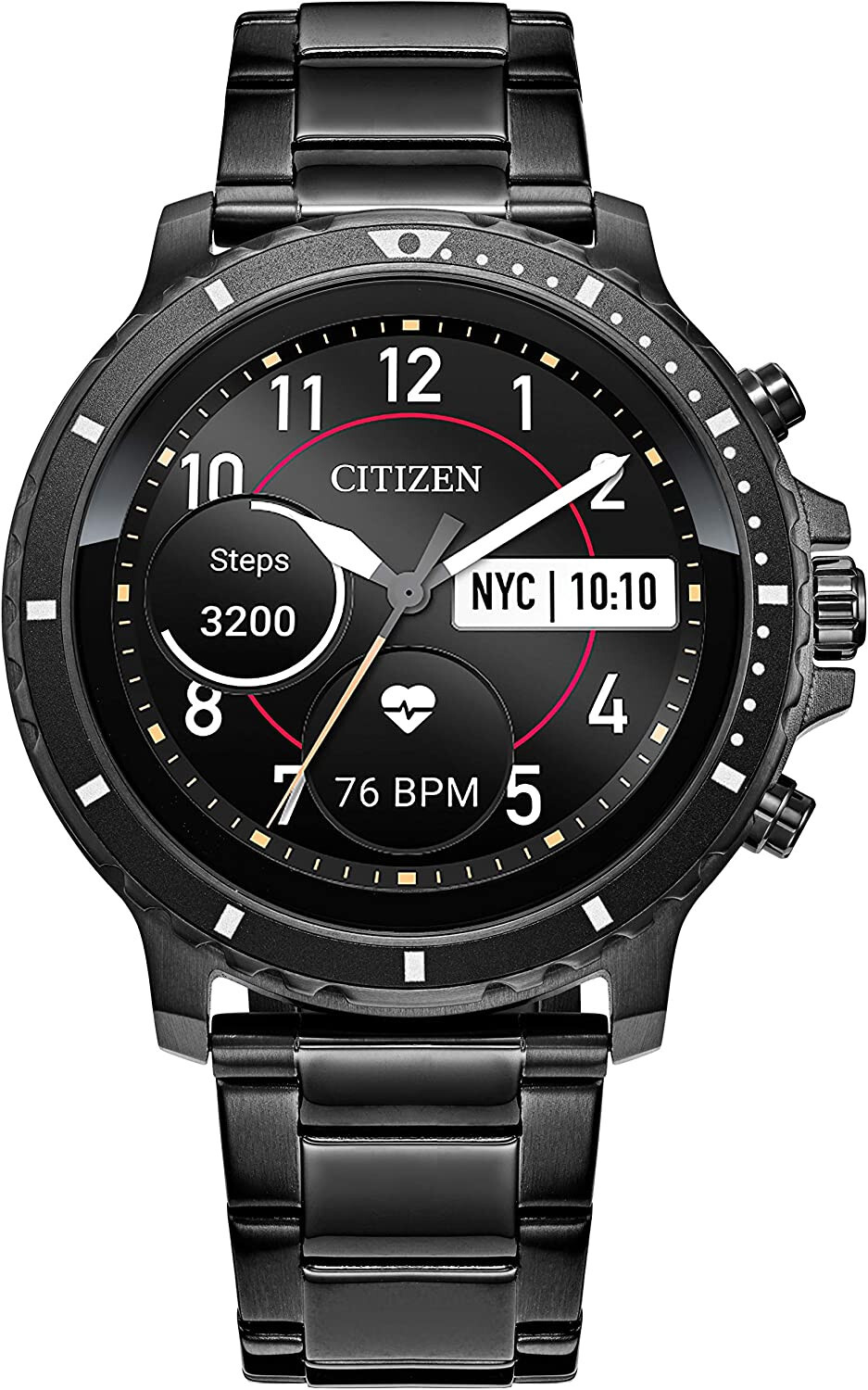 Citizen MX0007-59X Smartwatch with Touchscreen Heart Rate GPS Calls & Texts