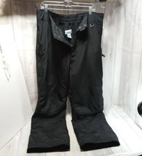 Slalom Men's Black Ski/Snow Snowboard Pants Zipped Pockets Full Side Zip Size XL