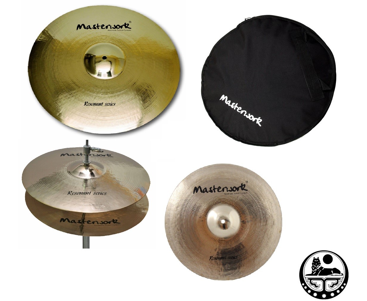 Masterwork Cymbals Resonant Cymbal Pack Box Set (14HH-16CRS-20R Tasche) Masterwork Cymbals Resonant Cymbal Pack Box Set (14HH-16CRS-20R Tasche)
