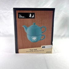 Surreal Entertainment The Office Jim & Pam Ceramic Tea Set Finer Things Club