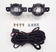 For 2004-2016 Nissan Sentra Clear Fog Driving Light Kit Led Drl With Wire Switch