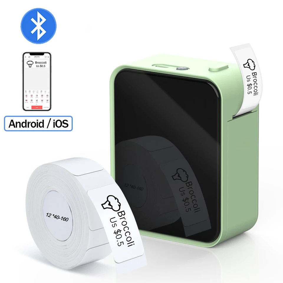 Pristar P15 Bluetooth Etikettendrucker Thermodrucker Drahtlos Aufkleber Drucker - Bild 2 von 4