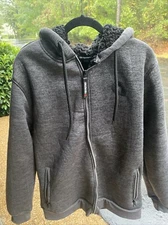 akademiks zip up insulated hooded coat