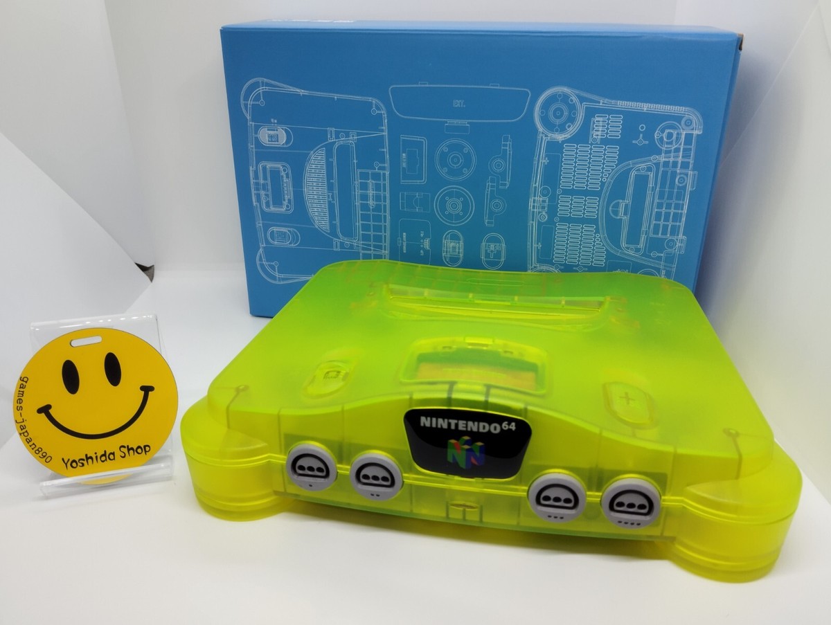 Yellow Nintendo 64 CUSTOM COLOR Shell Console with Boxed N64