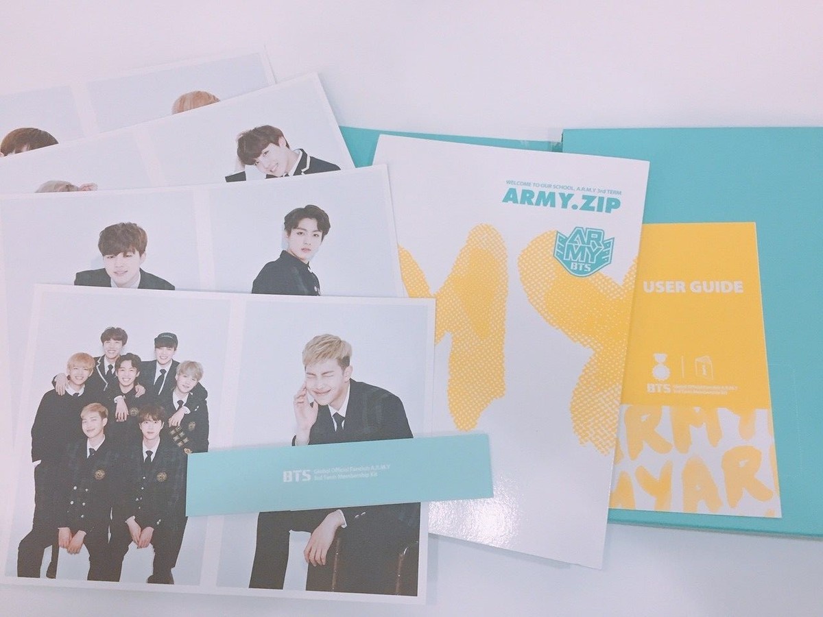BTS ARMY ZIP 3期 BTS ARMY 3RD Official MemberShip Army Zip