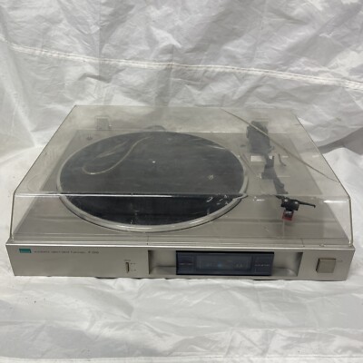 Vintage Sansui P-D10 Turntable Record Player Powers On FOR PARTS OR REPAIR 