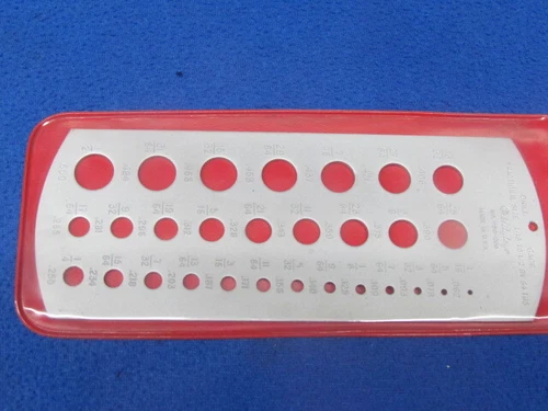 NEW Mitutoyo 1/16-1/2 Drill Gage  950-206          N-466