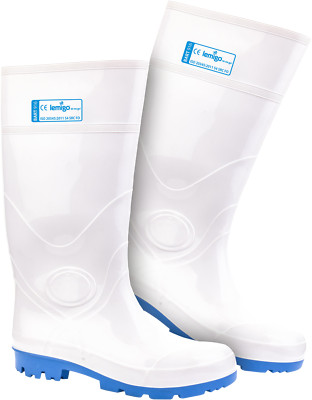 Hygienestiefel S4 Fleischerschuhe weiß 39-48 Sicherheitsgummistiefel Stiefel