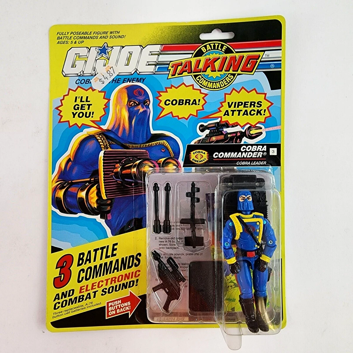 Cobra commander gi joe action best sale figure