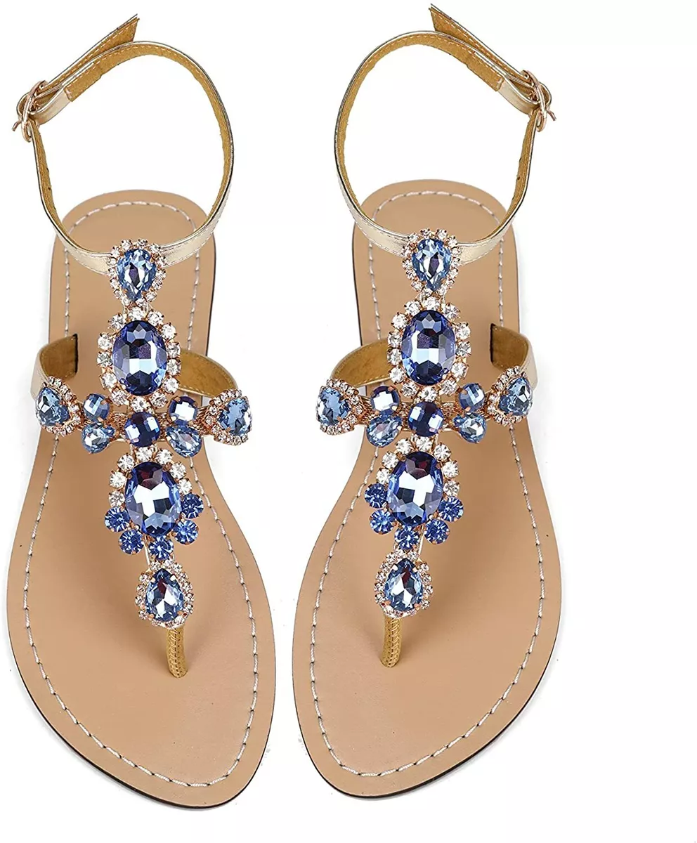 Gem gladiator sandals deals
