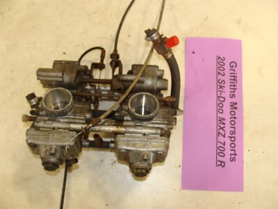 2002 SKI-DOO MXZ-700R zx Mikuni flat slide carbs carburetors choke