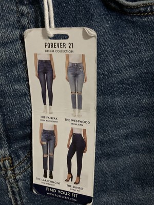 New NWT Forever 21 The Westwood Mom Denim Jeans 28 Crop Stretch Casual J73  | eBay