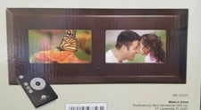 Digital Decor Dual Screen 7" LCD Digital Photo Frame (DFF770) NIB