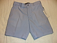 NWT Walter Hagen Seersucker Golf shorts, men's 34 - 42, 9 in. ins., 75, blue