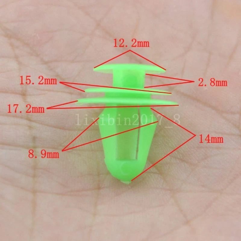 15Pc For Toyota Lexus Front Rear Door Trim Panel Board Retainer Clip 67771-12050 Foto 2 de 4
