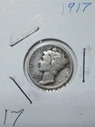 1917 Mercury Dime Silver