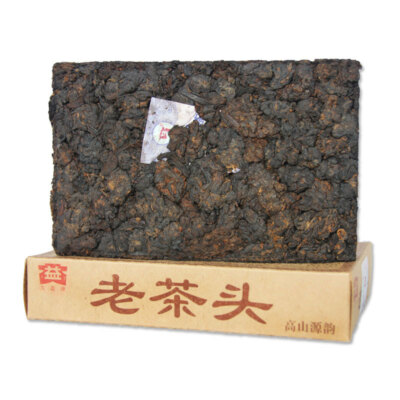 Ripe Puer Brick 250g Lao Cha Tou *  Menghai Dayi Lao Cha Tou Tea Pu-erh Shu