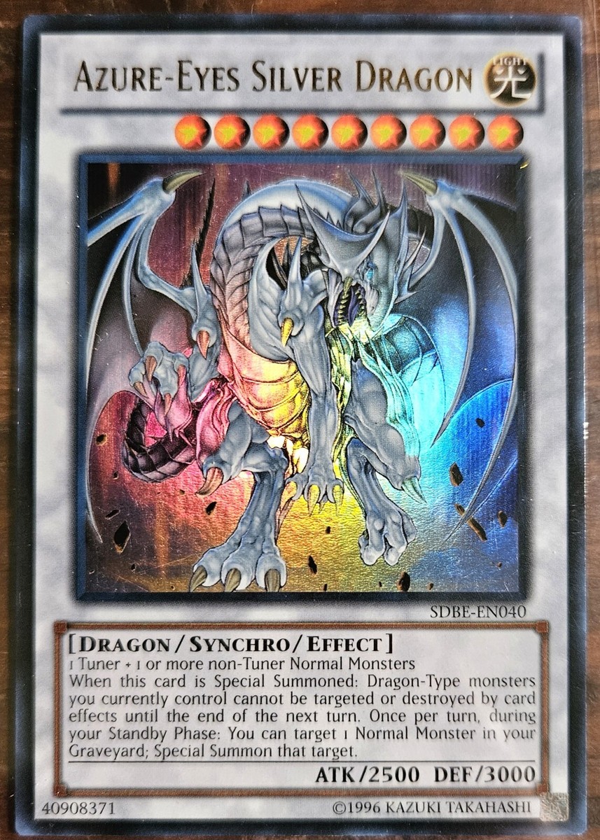 Yugioh - Azure-Eyes Silver Dragon - SDBE-EN040 - Ultra Rare